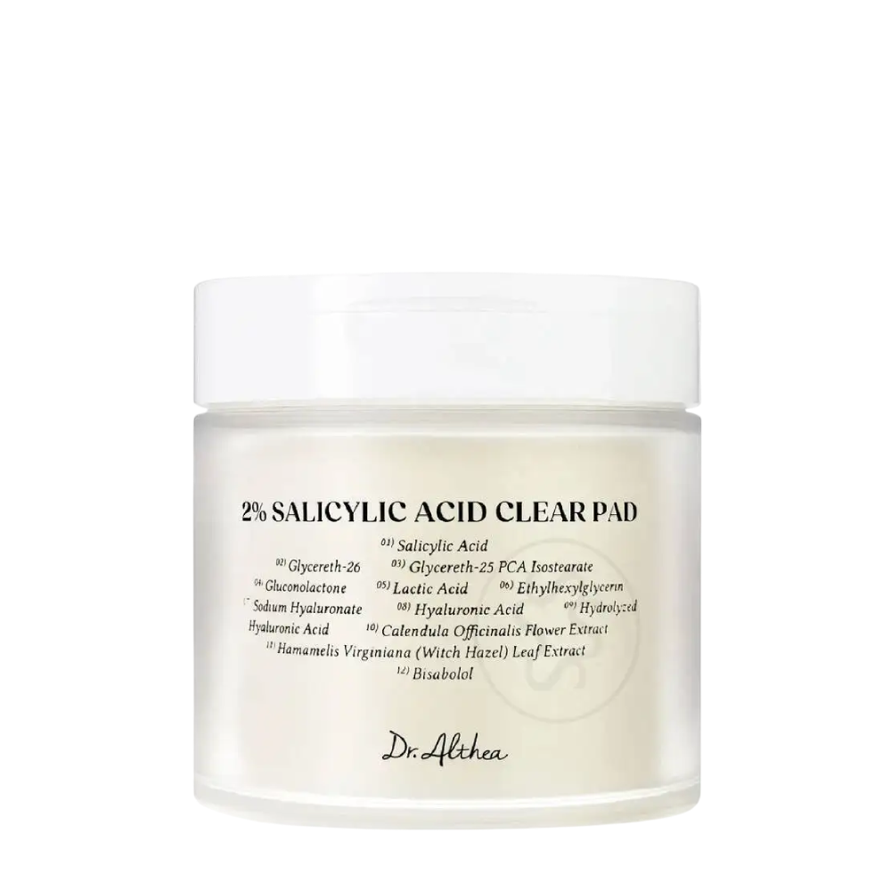 DR. ALTHEA Salicylic Acid Clear Pad 60шт - Тонер-педи з саліциловою кислотою 2% DR. ALTHEA Salicylic Acid Clear Pad 60шт - Тонер-педи з саліциловою кислотою 2%